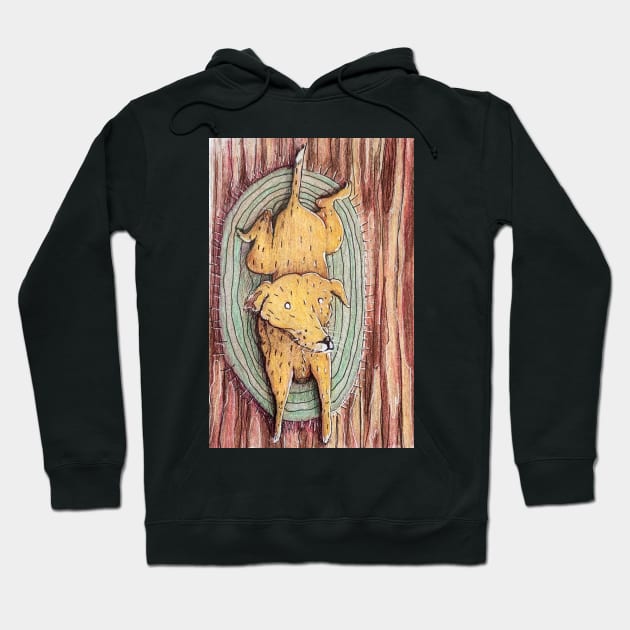 Blue Rug Hoodie by Animal Surrealism